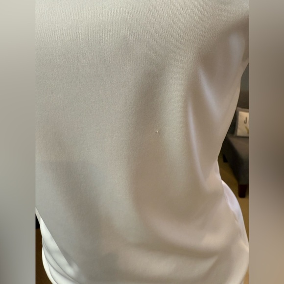 NIKE White Dri Fit Hooded Layering Top - Picture 8 of 8
